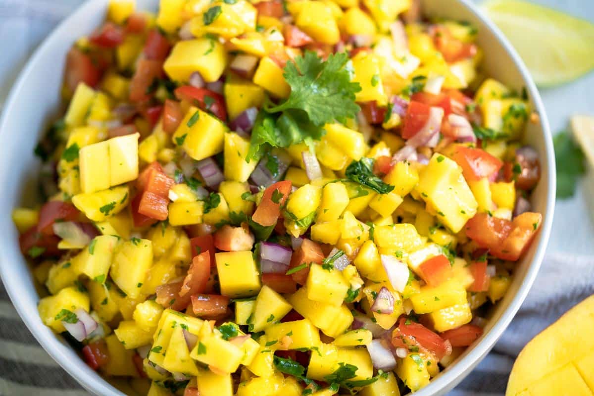 Spicy Mango Habanero Salsa Recipe, gluten-free